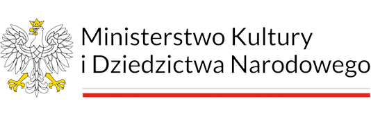 Belka logotyp Ministerstwa Kultury i Dziedzictwa Narodowego - Dofinansowano ze środków Ministra Kultury i Dziedzictwa Narodowego