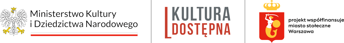 Belka logotyp Ministerstwa Kultury i Dziedzictwa Narodowego - Dofinansowano ze środków Ministra Kultury i Dziedzictwa Narodowego